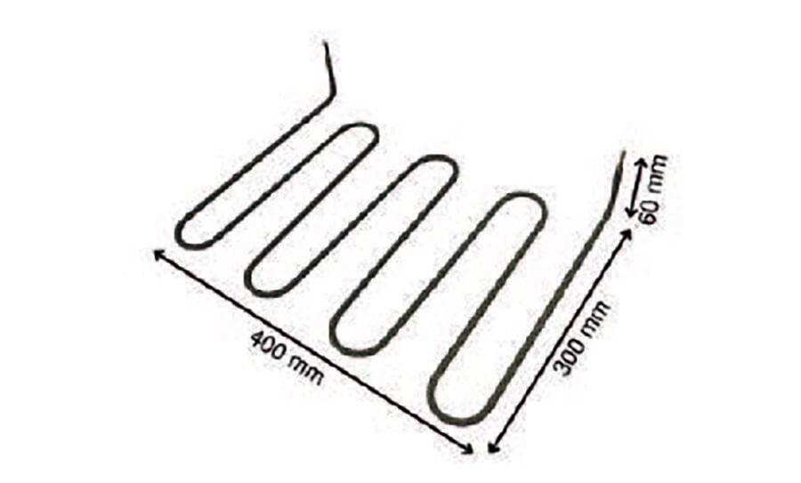 SRC Rezistans CR 115 417 Sanayi Izgara Rezistansı 220 V 2500 Watt (8.5 Ø)