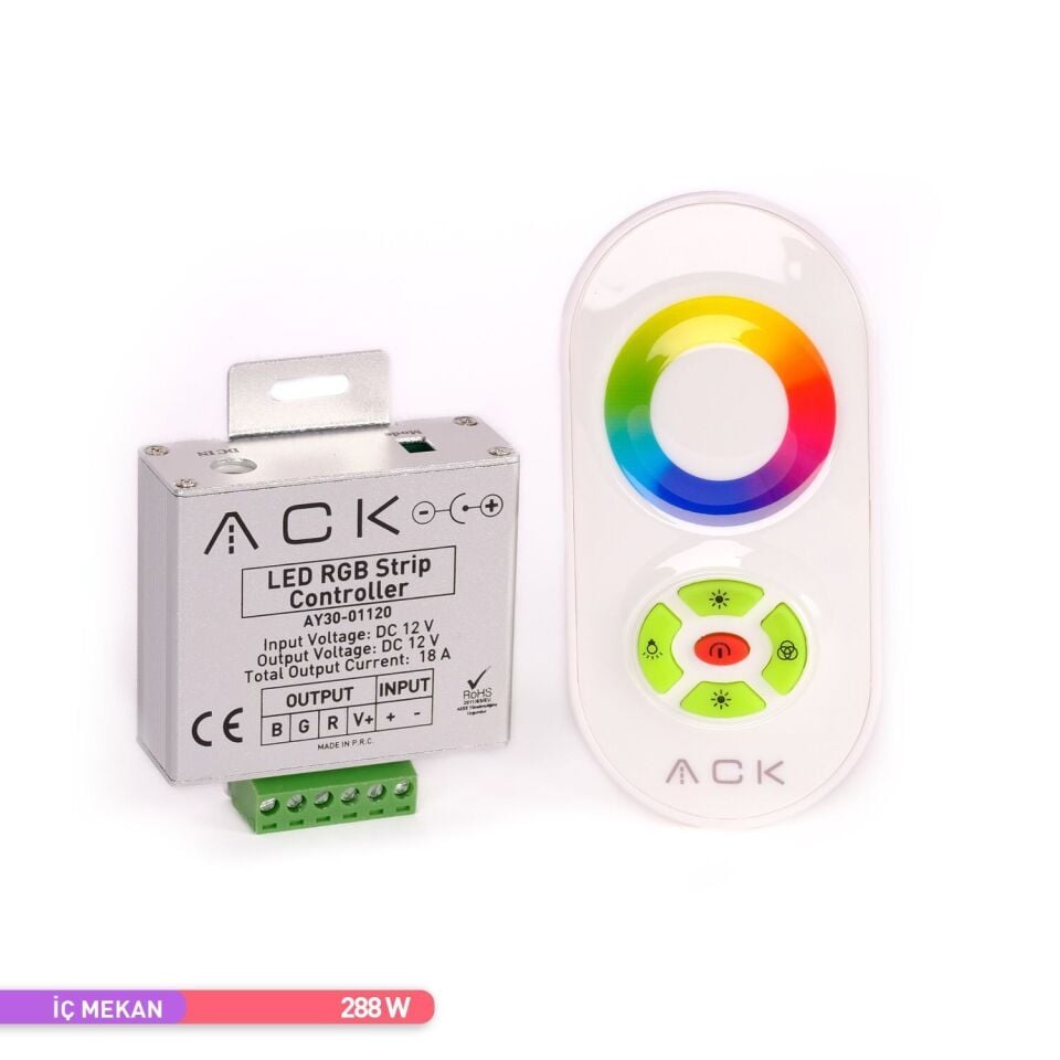 ACK AY30-01120 RGB Kumandası RF