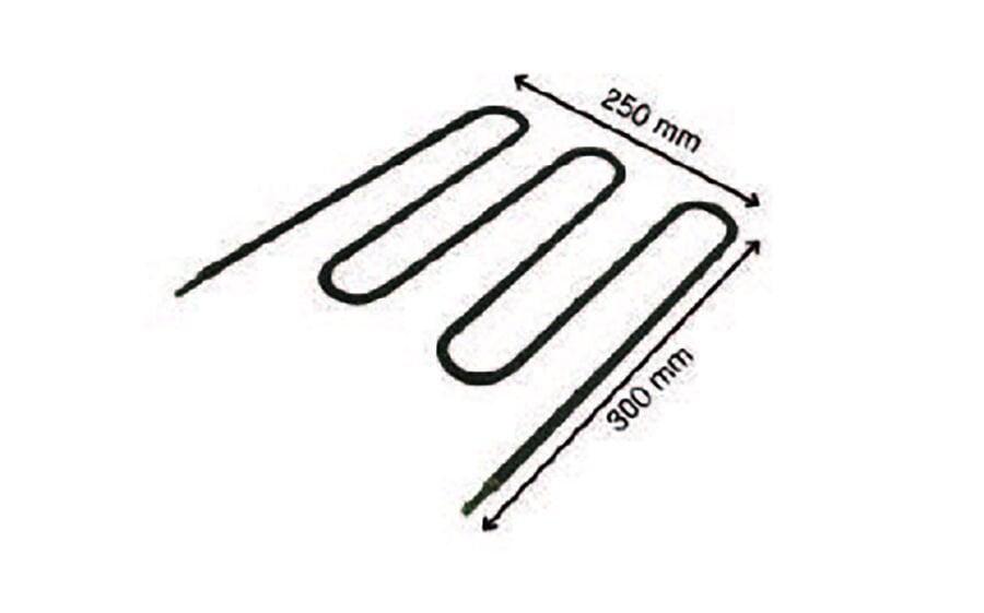 SRC Rezistans CR 115 425 Sanayi Izgara Rezistansı 220 V 1500 Watt (8.5 Ø)