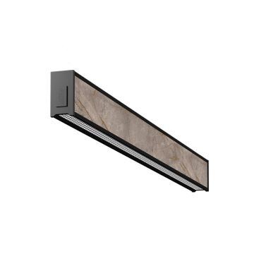 GOYA GY 8046-90 26 Watt 90 cm Gri Mermer Desenli Sıva Üstü Lineer Armatür