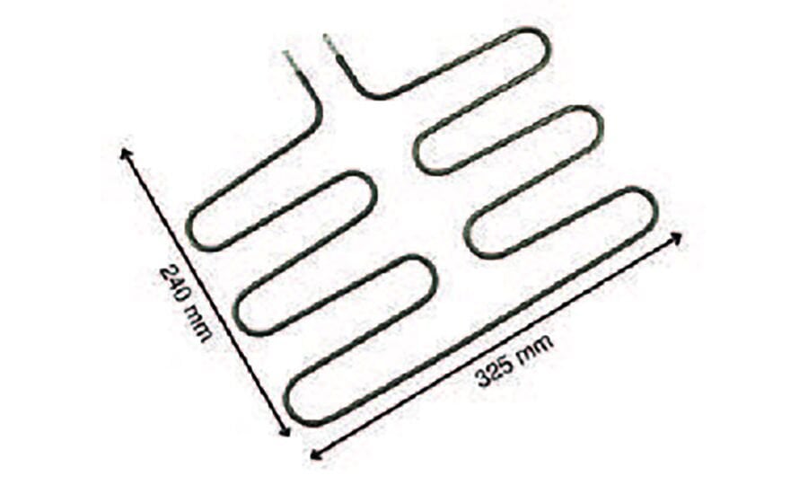 SRC Rezistans CR 115 599 Flanşsız Barbekü Rezistansı 220 V 2000 Watt (6.5 Ø)