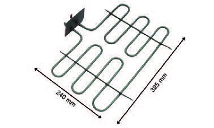 SRC Rezistans CR 115 601 Barbekü Rezistansı 220 V 2000 Watt (6.5 Ø)
