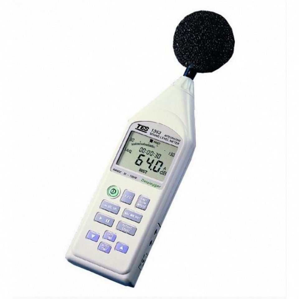 TES 1353H Entegre Ses Seviyesi Ölçer  30dB-130dB Desibelmetre