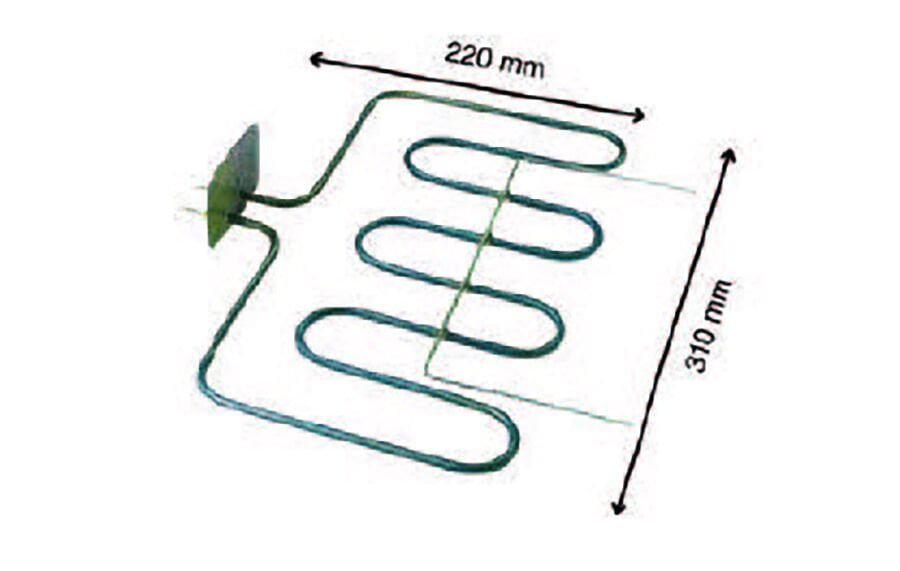 SRC Rezistans CR 115 602 Barbekü Rezistansı 230 V 2000 Watt (6.5 Ø)