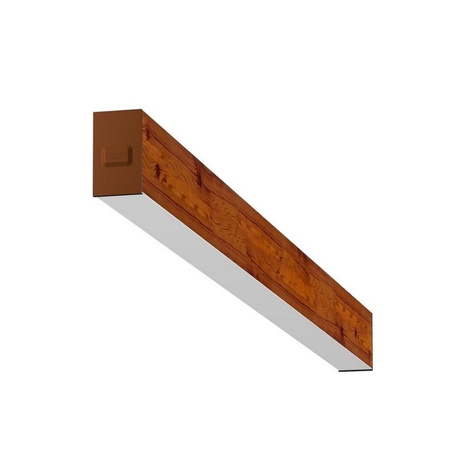 GOYA GY 8031-120-65-C 34 Watt 150 cm Ahşap (Koyu Ceviz) Desenli Sıva Üstü Lineer Armatür