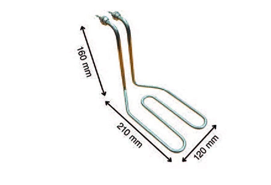 SRC Rezistans CR 115 695 Sanayi Tipi Fritöz Rez. 220 V 2500 Watt (8.5 Ø)