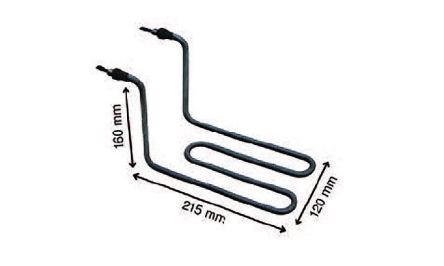 SRC Rezistans CR 115 705 Sanayi Tipi Fritöz Rez. 220 V 2500 Watt (8.5 Ø)