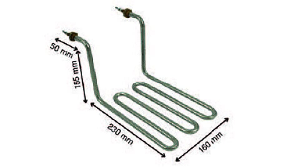 SRC Rezistans CR 115 708 Sanayi Tipi Fritöz Rez. 220 V 3200 Watt (8.5 Ø)
