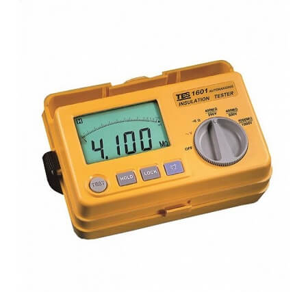 TES 1601 Otomatik Kademeli İzolasyon Direnci Ölçer