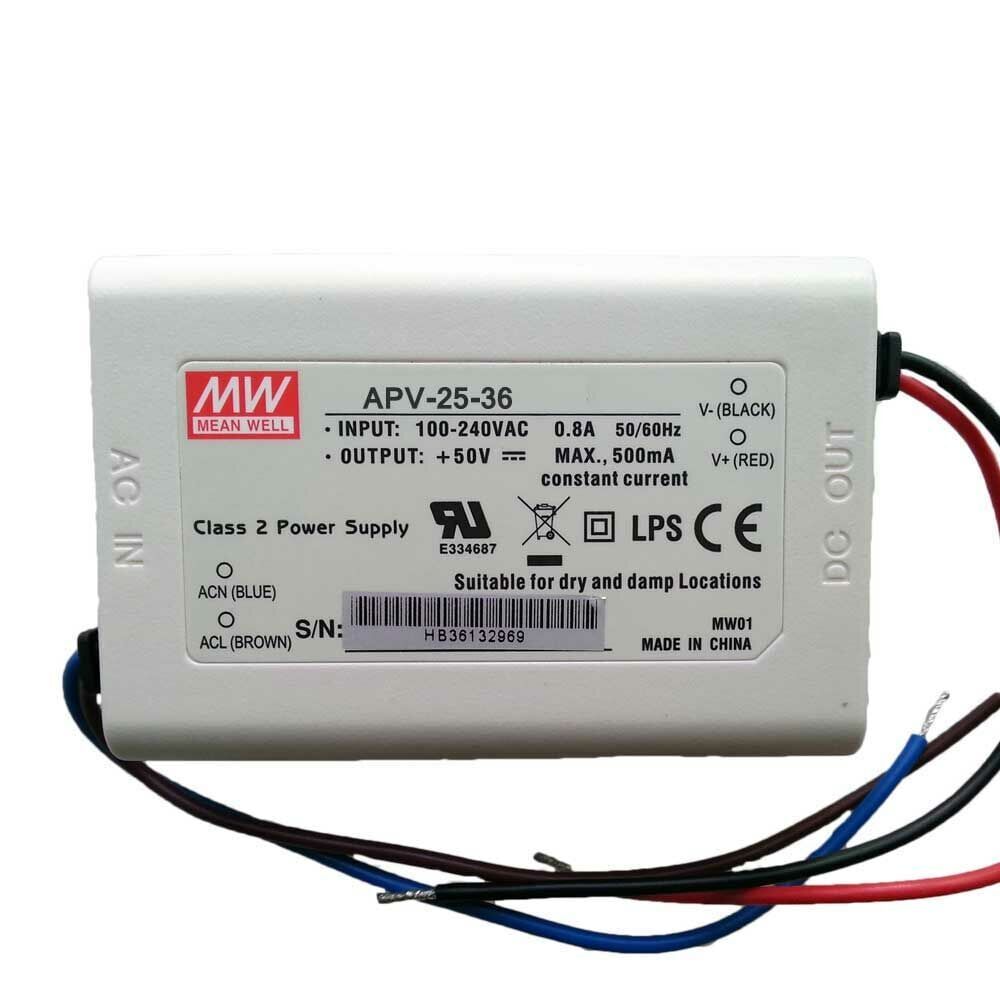 Meanwell APV-25-36 25W LED Switching Güç Kaynağı 36VDC 0.7A