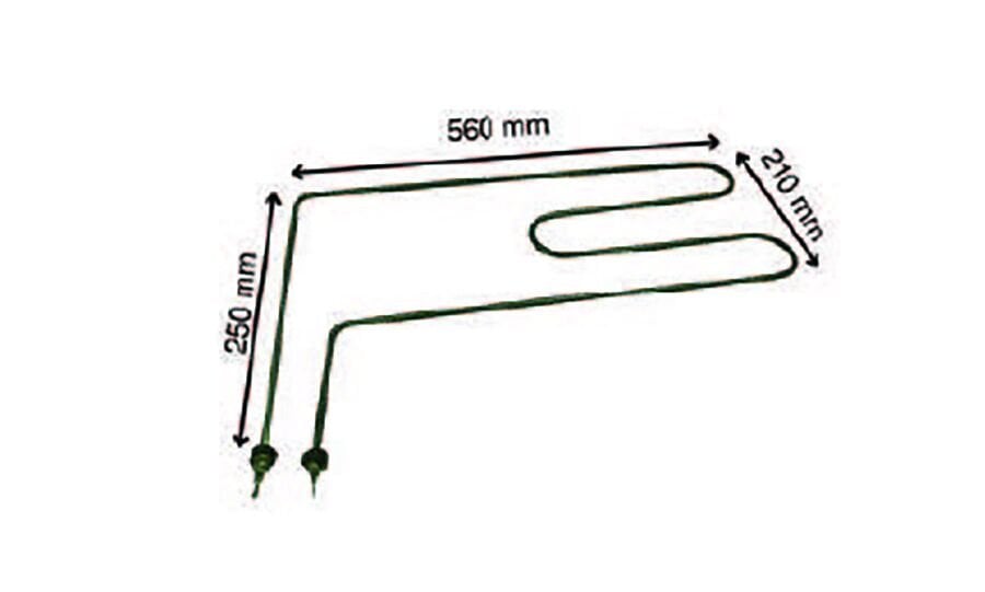 SRC Rezistans CR 115 729 Benmari Rezistansı 220 V 2500 Watt (8.5 Ø)