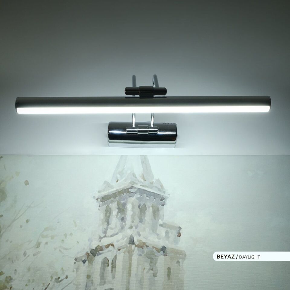 ACK AH10-00135 6W 6500K LED Tablo Aplik Krom