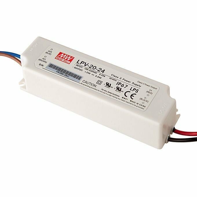 Meanwell LPV-20-24 20W LED Switching Güç Kaynağı 24VDC 0.84A