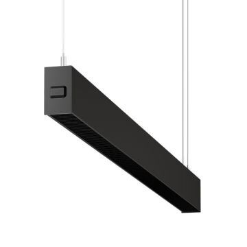 GOYA GY 8055-120 Siyah Kasa 52 Watt 120 cm Kamaşma Önleyicili Lineer Sarkıt Avize