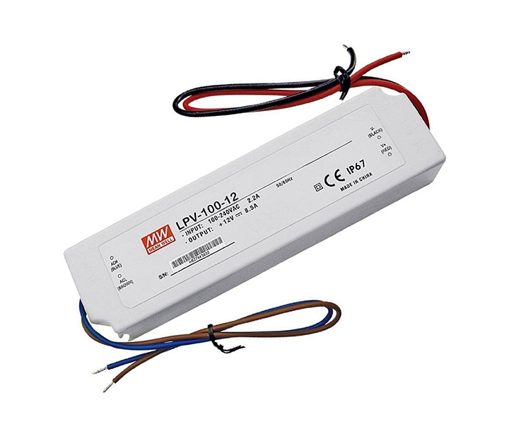 Meanwell LPV-100-12 100W LED Switching Güç Kaynağı 12VDC 8.5A