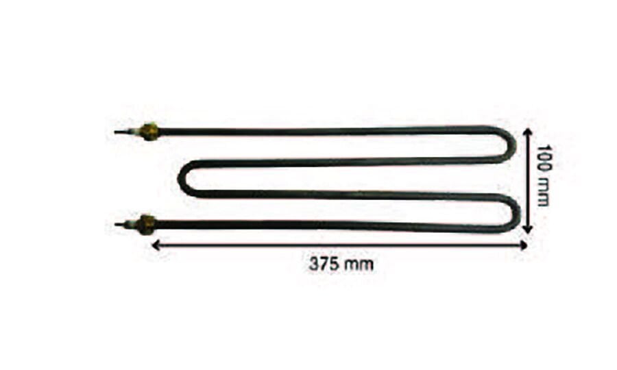 SRC Rezistans CR 115 861 Sauna Rezistansı 220 V 1750 Watt (8.5 Ø)