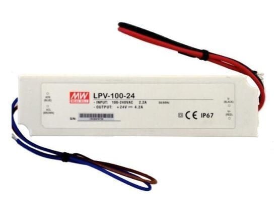 Meanwell LPV-100-24 100W LED Switching Güç Kaynağı 24VDC 4.2A