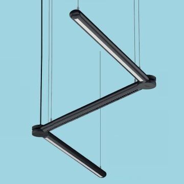 GOYA GY 8071-94 Siyah/Beyaz Kasa 45 Watt 94 cm Lineer Sarkıt Avize
