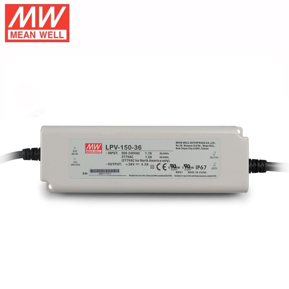 Meanwell LPV-150-36 150W LED Switching Güç Kaynağı 36VDC 4.2A