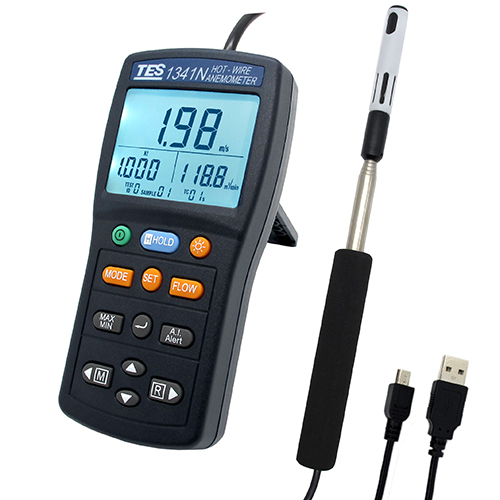TES-1341N Sıcak Tel Anemometresi