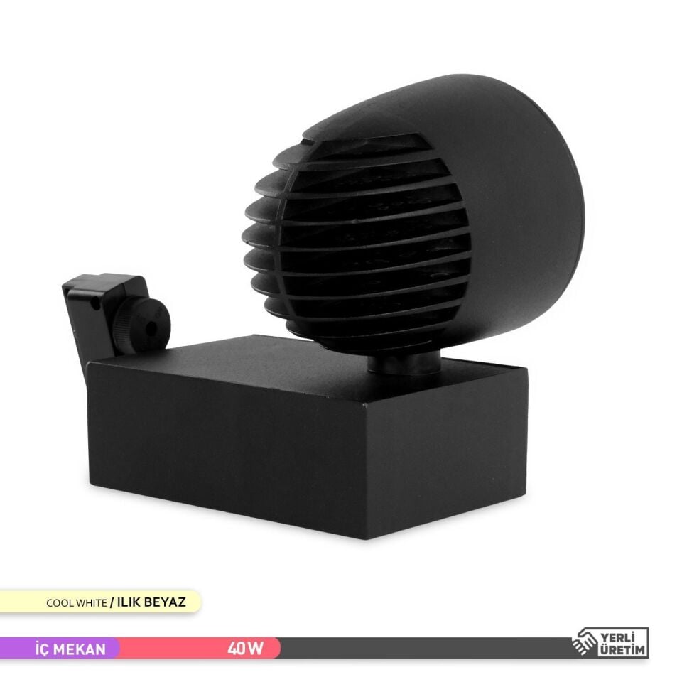ACK AD30-14711 40W 4000K COB LED Ray Armatür Siyah