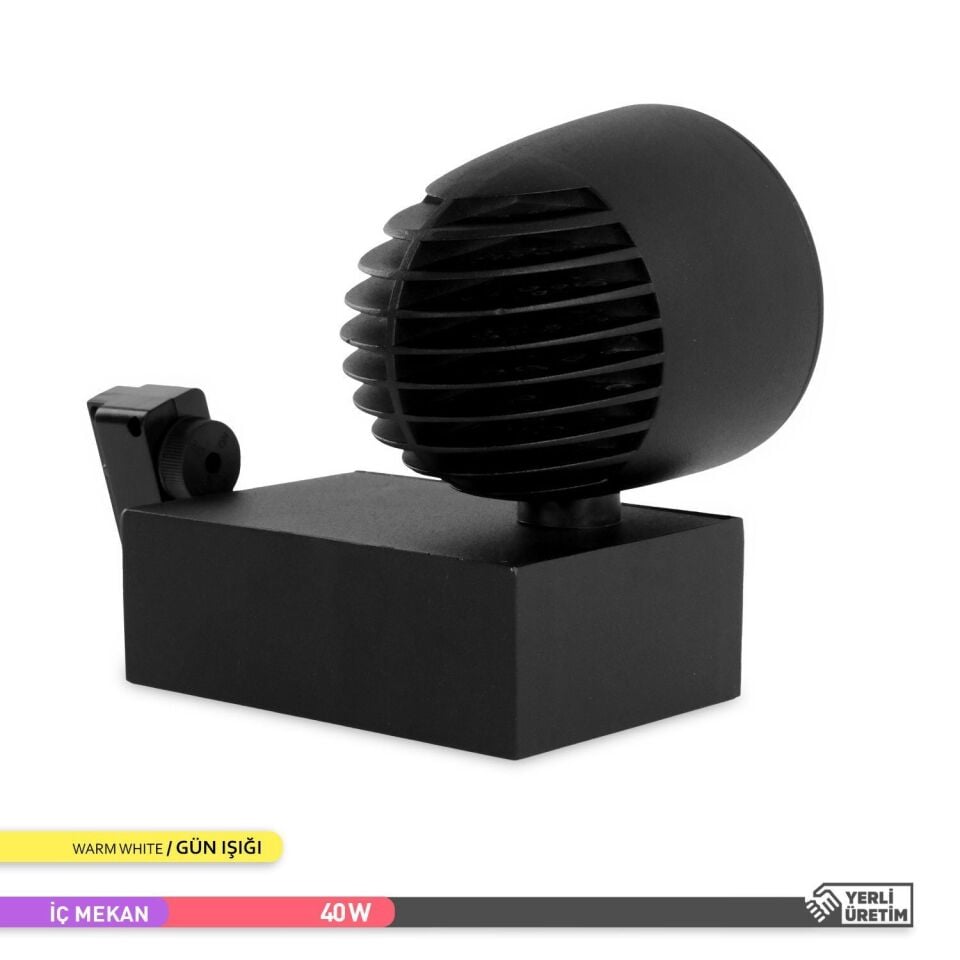 ACK AD30-14701 40W 3000K COB LED Ray Armatür Siyah