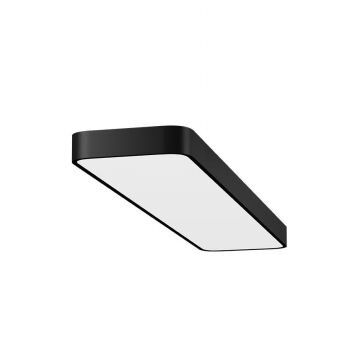 GOYA GY 8111-60 Siyah/Beyaz Kasa 67 Watt 30x60 cm Oval Sıva Üstü Lineer Armatür