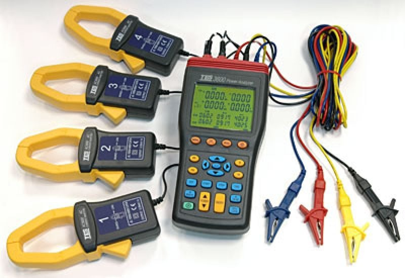 TES-3600N 3 Faz Güç Analizörü