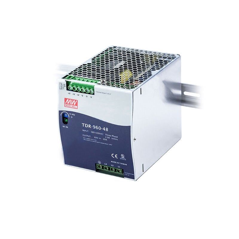Meanwell TDR-960-48 960W Ray Montaj Switching Güç Kaynağı 48VDC 20A