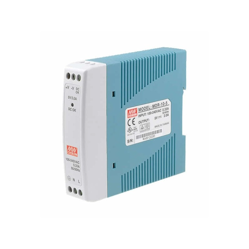 Meanwell MDR-10-15 10W Ray Montaj Switching Güç Kaynağı 15VDC 0.67A