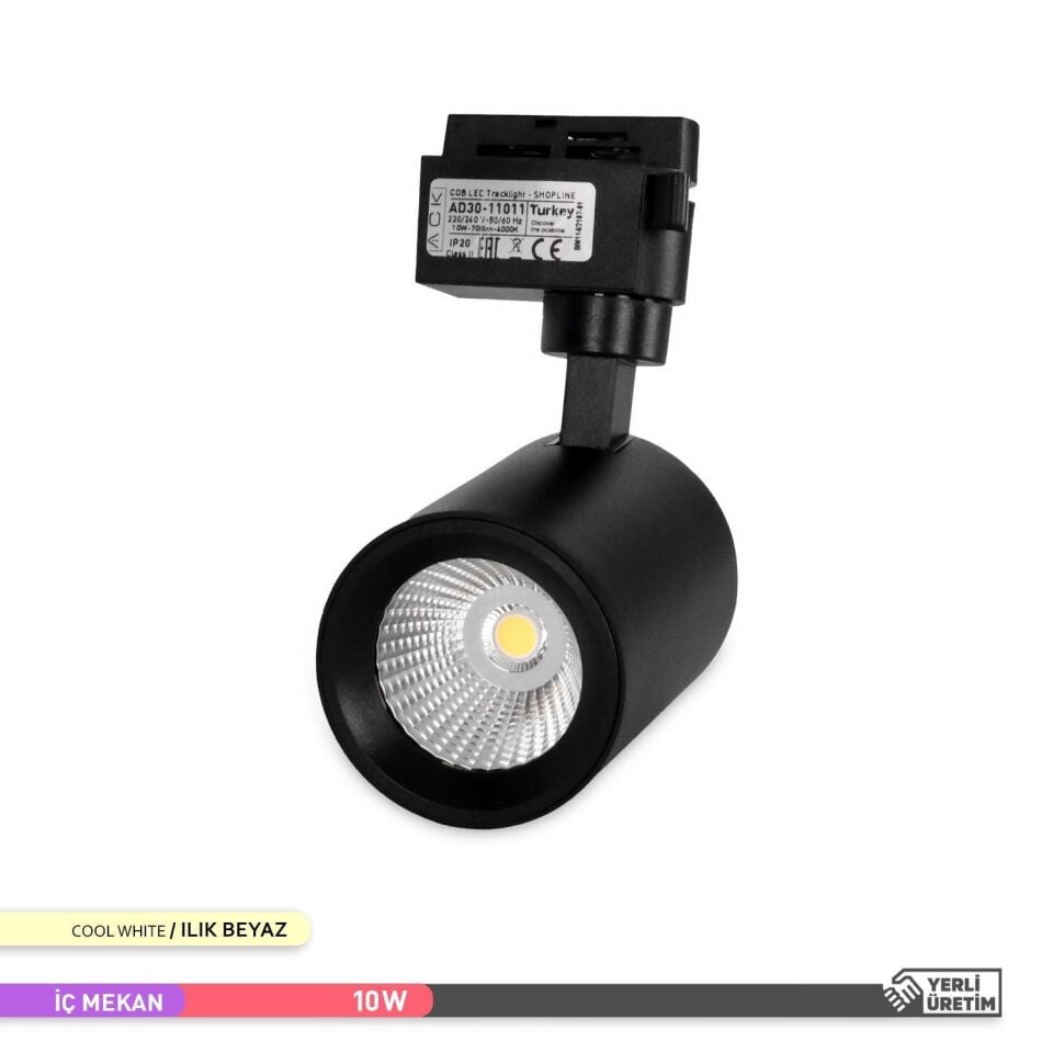 ACK AD30-11011 10W 4000K COB LED Ray Armatür