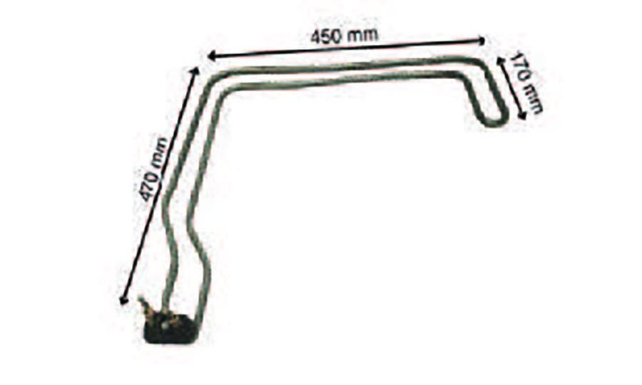 SRC Rezistans CR 116 391 Bulaşık Makinası Rezistansı 220 V 2000 Watt