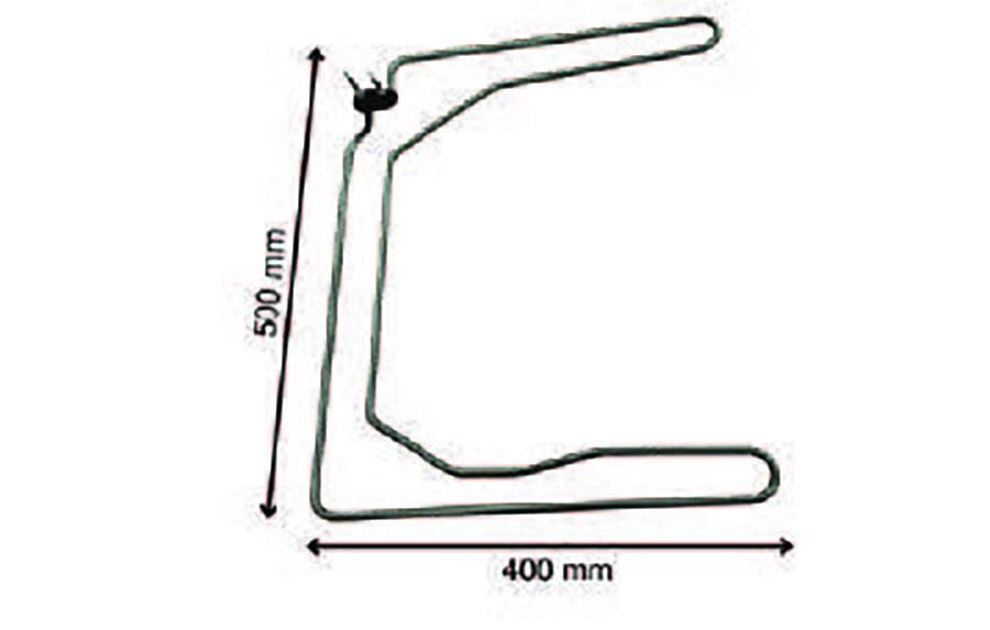 SRC Rezistans CR 116 395 Bulaşık Makinası Rezistansı 220 V 2000 Watt