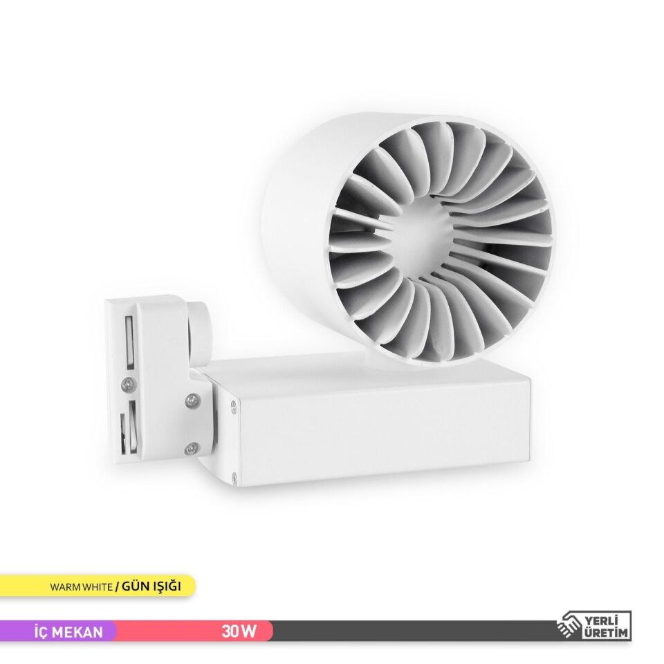 ACK AD30-04000 30W 3000K COB LED Ray Armatür