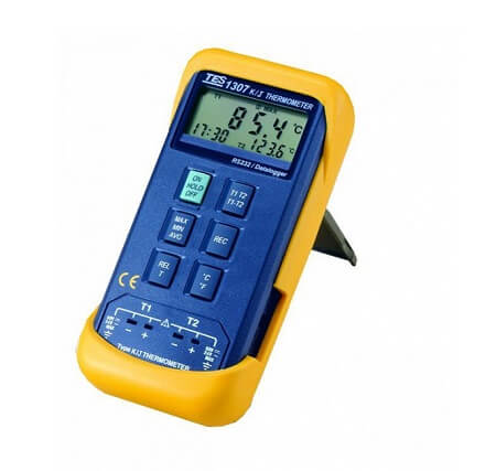 TES-1303 Çift Kanallı Tip‑K Dijital Termometre