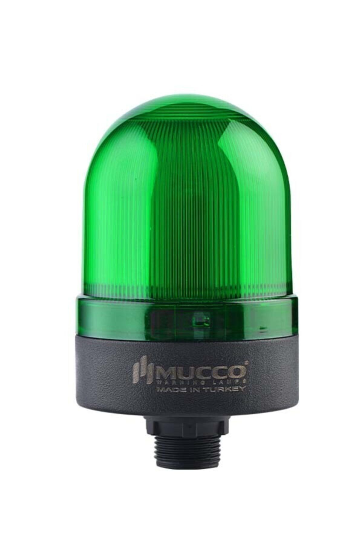 MUCCO SNT-S725-FB-2 70 Çap Flaşör Buzzerlı 40-250v Ac/d Somun Bağlantılı Yeşil Tepe Lambası