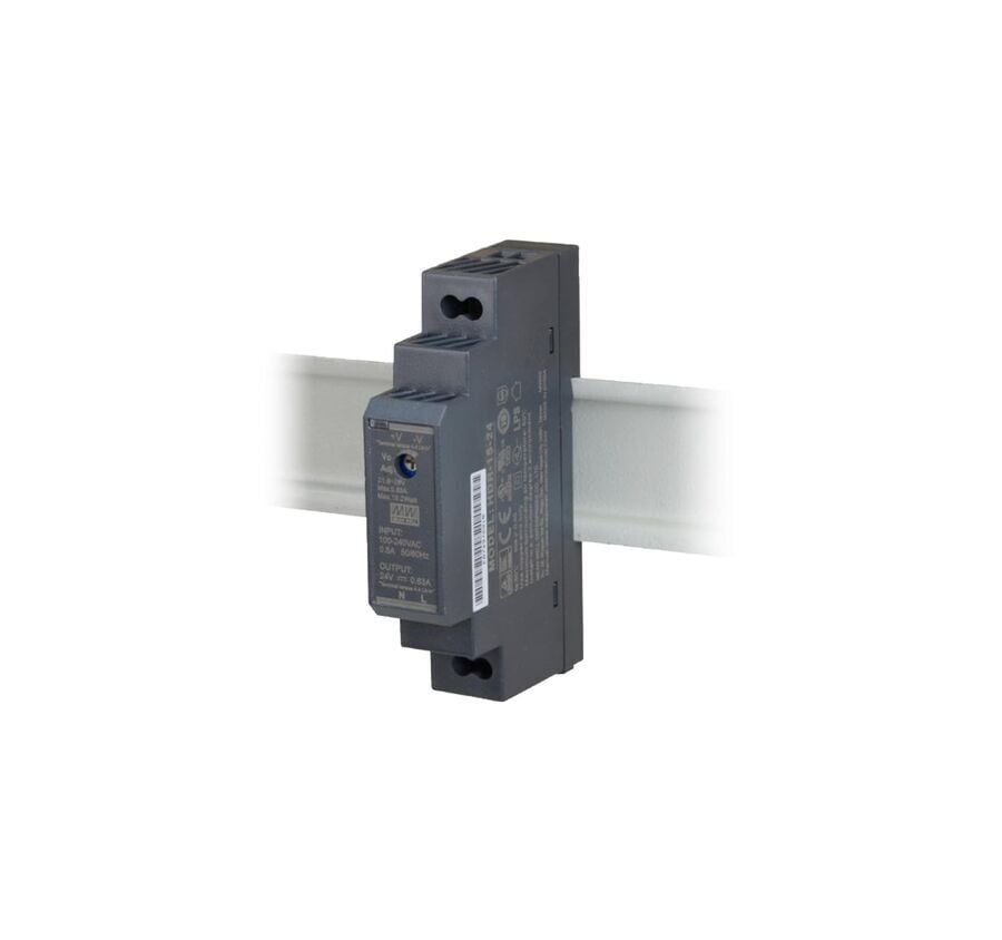 Meanwell HDR-15-12 15W Ray Montaj Switching Güç Kaynağı 12VDC 1.25A