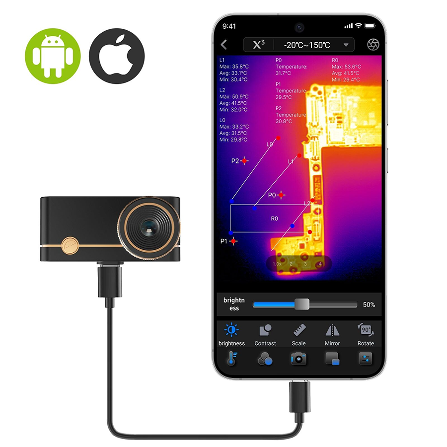 Thermal Master P3 Termal Kamera IOS & ANDROID Uyumlu