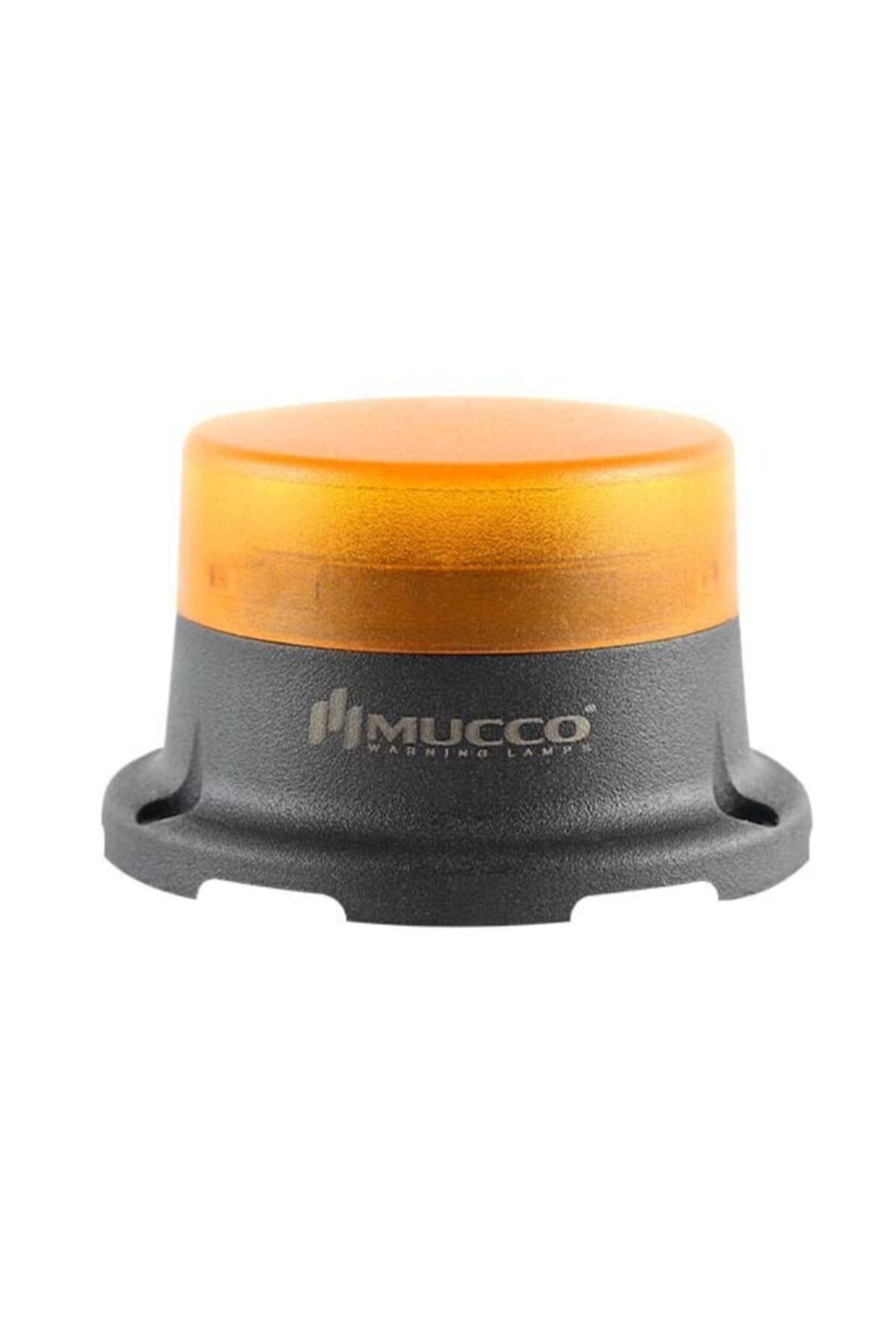 MUCCO SNT-M725-SB-3 70 Çap Flaşör Buzzerlı 40-250v Ac/dc Sarı Mini Tepe Lambası