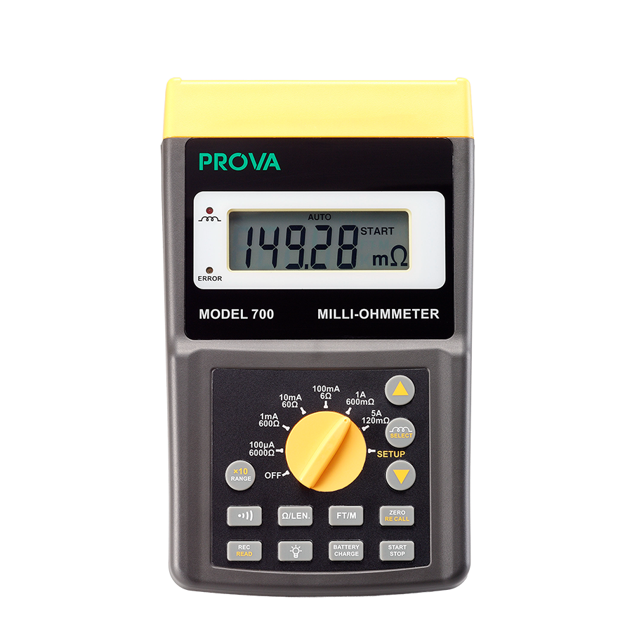 PROVA 700 Milli-Ohmmetre (Kelvin 4-Tel)