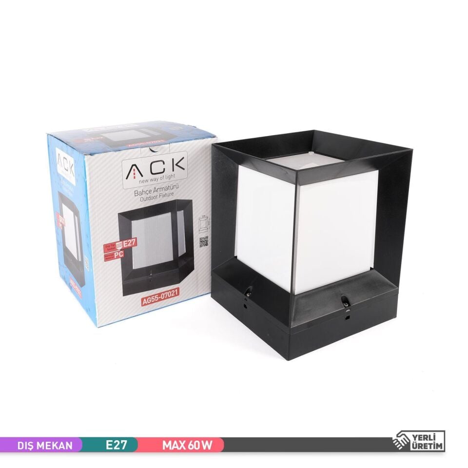 ACK AG55-07021 27 cm x 22,5 cm Bahçe Set Üstü Armatürü