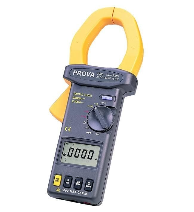PROVA 2000 AC/DC Pensampermetre (True RMS, 2100A AC / 2500A DC)