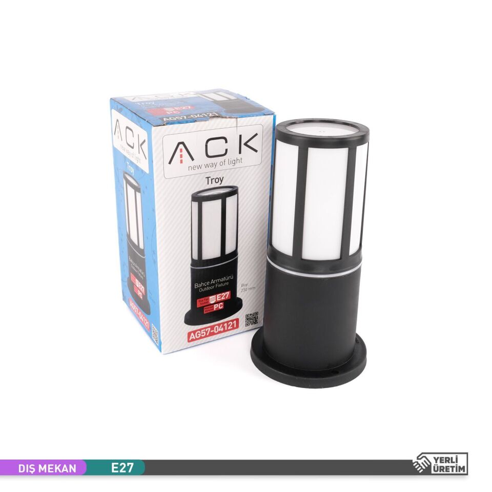 ACK AG57-04121 23 cm Bahçe Direk Armatürü