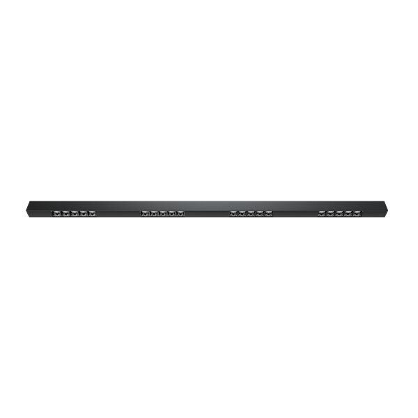 GOYA GY 8043-120 Siyah/Beyaz Kasa 40 Watt 120 cm Sıva Üstü Lensli Lineer Armatür