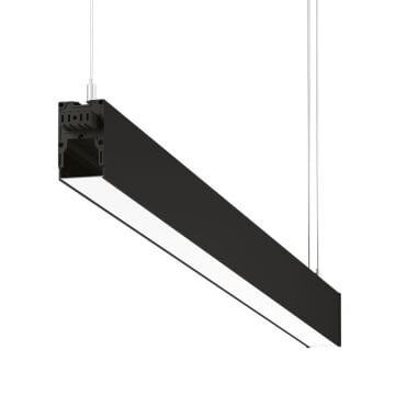 GOYA GY 8056-149 Siyah/Beyaz Kasa 42 Watt 149 cm Eklenebilir Lineer Sarkıt Avize