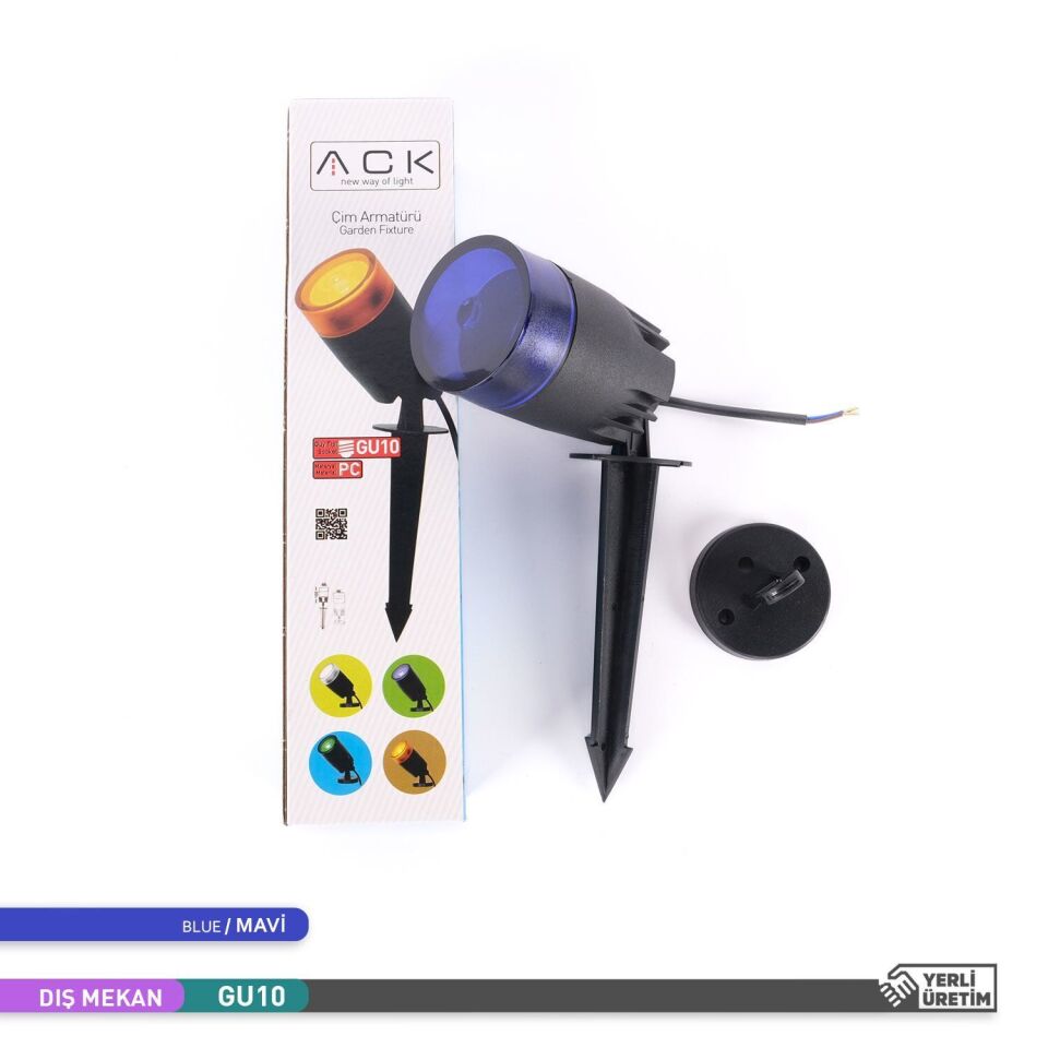 ACK AG56-01056 Mavi Cam PC Çim Armatürü