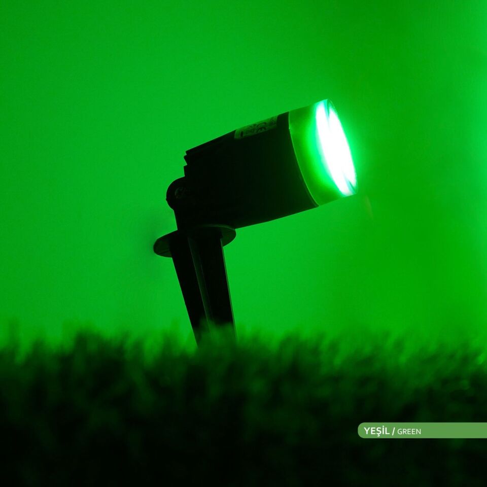 ACK AG56-01055 Yeşil Cam PC Çim Armatürü