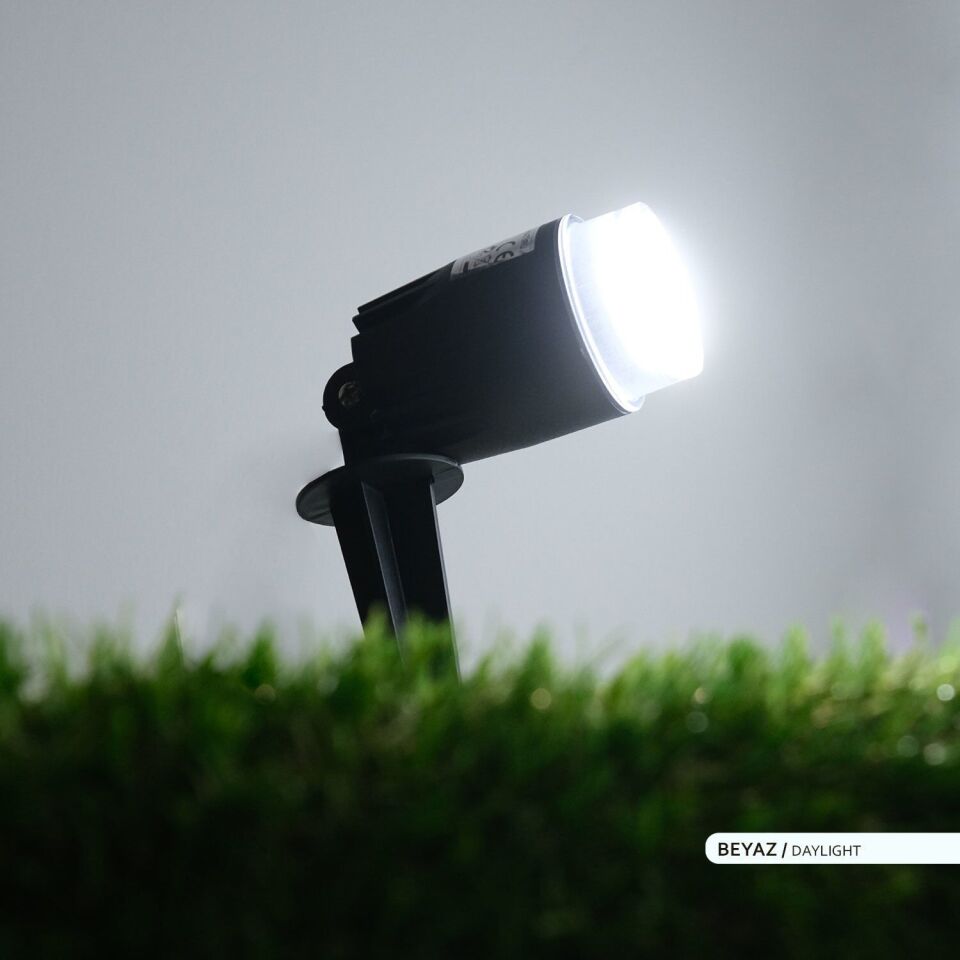 ACK AG56-01050 Beyaz Cam PC Çim Armatürü