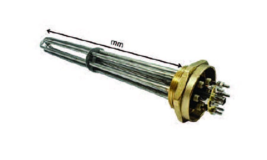 SRC Rezistans CR 117 507 Krom Kafalı Isıtıcı 2 inch 7500 Watt 350 mm