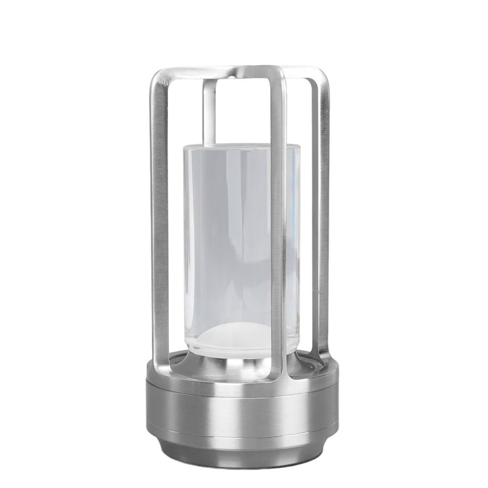 CATA CT-8439G Vegas Gümüş Renk Şarjlı Masa Lambası